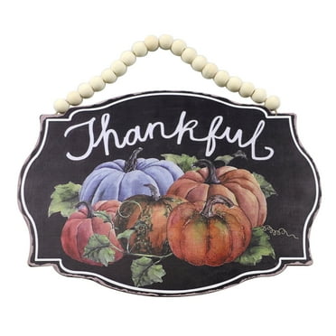 NIUREDLTD Fall Hanging Wall Door Decor Door Decor Fall Door Sign Happy Thanksgiving Wooden Sign For Thanksgiving