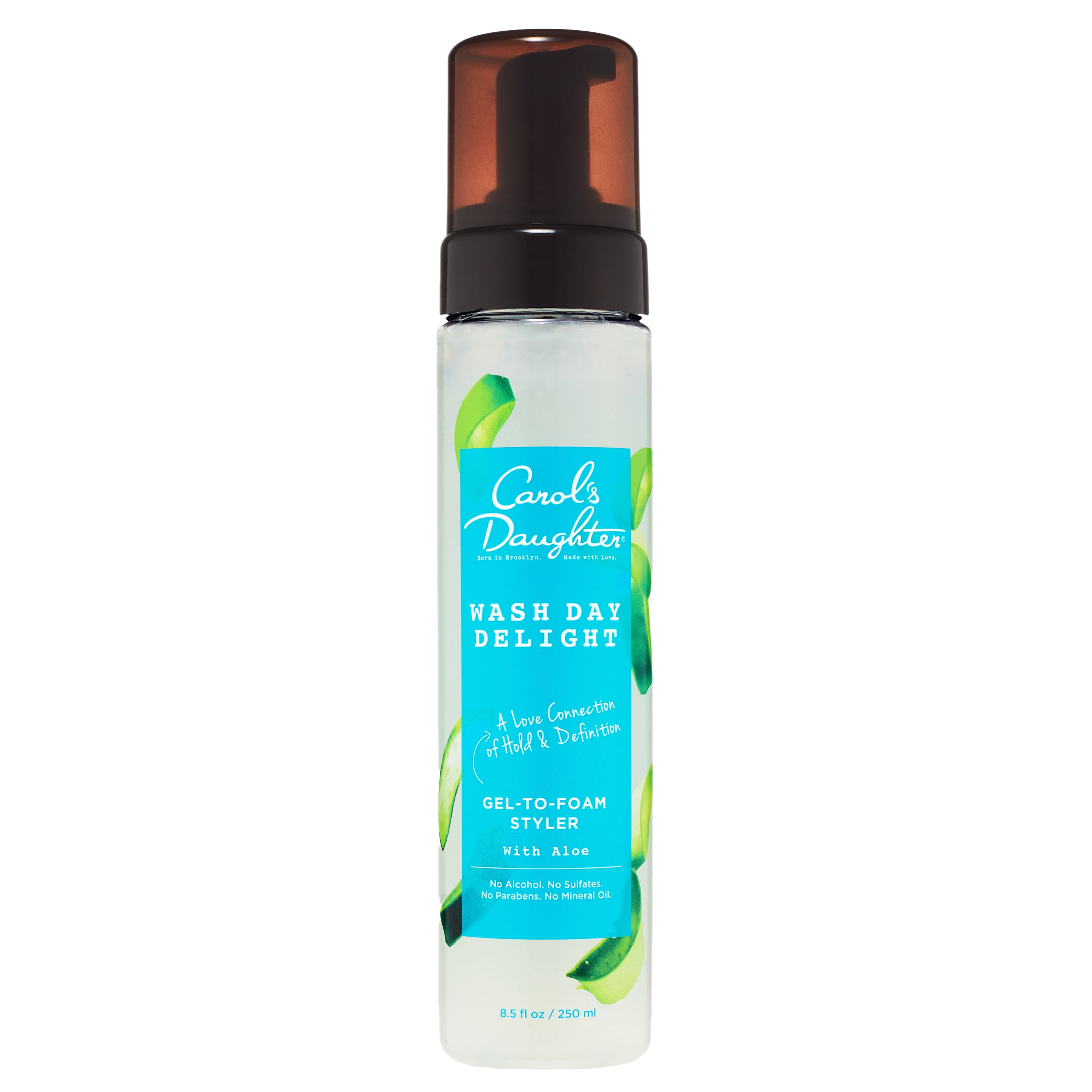 Carol's Daughter Wash Day Delight Hair Care Hair Gel to Foam Styler for Curly Hair with Aloe, 8.5 fl oz