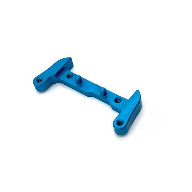 Vogacara Metal 1/28 RC coche a prueba de golpes protector modificado Color sólido juguete Protector accesorios reemplazo para Mini-Q Kits de construcción modelo Azul Vogacara FN012278-02B