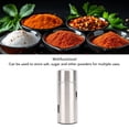 thumbnail image 3 of Botella De Saaltacionaling, Shaker De Draga De Acero Inoxidable, Frasco De Condimento De Agitador, Bote De Condimentos Con Agujero Y Tapa, Para Sal, Café Con Canela, 3 of 7