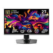 MSI 27" 240 Hz QD-OLED UHD Gaming Monitor 3840 x 2160 (4K) MPG 272URX QD-OLED