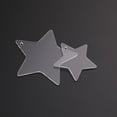 thumbnail image 4 of Llavero de plástico Portátil DIY DIY Pre-perforado de arte transparente transparente Crafts Haciendo protección Pintura Pintura Llavero STAR 7.5 CM 3MM Advancent HA012414-30, 4 of 7