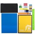 thumbnail image 2 of 24 Pack of Bulk Wholesale 17”L Classic Pastel Color Backpacks with 20 Piece Stationary Kits Containing 1 Notebook, 1 Folder, 3 Pencils, 3 Pens, 1 Pencil Sharpener, 2 Erasers & More!, 2 of 7