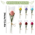 thumbnail image 3 of Ngheia Piper Stick Pink Tulip Bouquet, Single Artificial Flower with Bag Bouquet for Home, 3 of 5