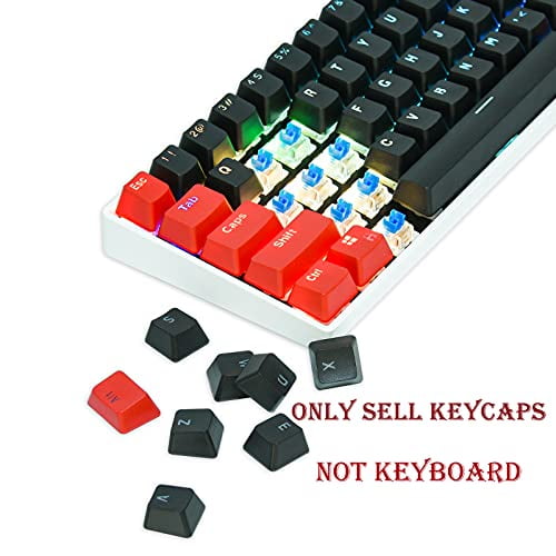 Only Sell Keycaps) HYSSP Red and Black Keycaps 60 OEM Profile Custom keycaps Set with Key Puller, Suitable for MX Switch RK61/SK61/GK61/Ducky one 2 Mini Gaming Keyboard - Walmart.com