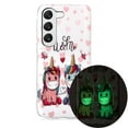 thumbnail image 4 of Phone Case For Samsung Galaxy A14 5g, Luminous Noctilucent Imd Pattern Printing Soft Tpu Phone Cover, 4 of 5
