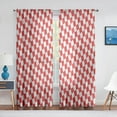 thumbnail image 3 of Cyan and Pink Checkered pattern Tulle Curtains for Living Room Bedroom Kitchen Hotel rations Chiffon Sheer Window Curtain, 3 of 7