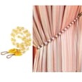 thumbnail image 2 of 2 piezas de acrílico moderno con ventana cortina cuerda Tie Backs TIEBACKS Holdback Zulema Cordón de cortina de cuentas, 2 of 8