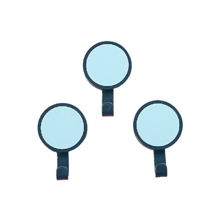 

WindC 3Pcs Nordic Round Rotatable Adhesive Wall Mount Hook Bag Scissors Holder Hanger