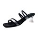 thumbnail image 2 of Nuevos zapatos de tacón alto con tacón transparente y pantuflas con punta cuadrada Wmkox8yii  ytu1180, 2 of 9