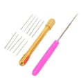 thumbnail image 3 of Doll Hair Rooting Tools, Doll Hair Root Holder Tools Alloy Handle Awl 10pcs   For Home Use, 3 of 8