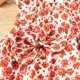 thumbnail image 5 of Vestido de Verano de Niñas sin Mangas Floral Cuello Redondo Falda de la Princesa para la Fiesta, 5 of 9
