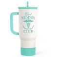 thumbnail image 1 of Vaso SANDJEST de 40 oz con mango aislante de acero inoxidable, 1 of 8