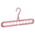 thumbnail image 2 of TORUBIA Clothes Hangers Closet Organizer Hook Rack 1 PCS Space Saver Hangers Multifunctional Magic(Light pink), 2 of 9