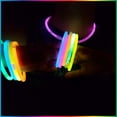 thumbnail image 5 of Sirene Glow Sticks 8" Bulk 100ct Variety, Glow in the Dark for Neon Theme Party, 5 of 8