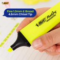 thumbnail image 3 of Bic Highlighter Flat - Assorted Pastel & Neon - Blister pack of 8, 3 of 8