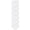 White, variant on Women's 6-Pack Solid Color Mid-Waist Breathable Briefs Nylon Spandex White L