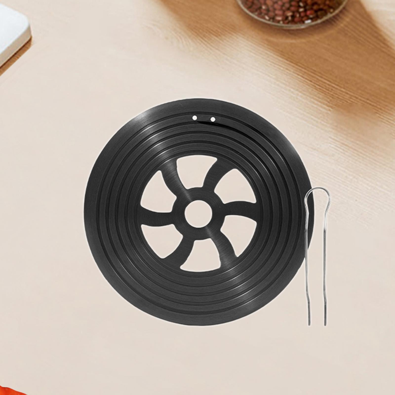 Fiocias 1 Inch Round Heat Diffuser Gas Stove Pot Protection Cooking Plate Quick Defrost