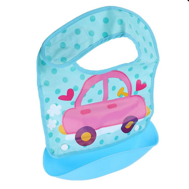 Baberos Infantiles De Silicona Para Impermeable Animales Comidas Babero De Alimentación De Bolsillo Estilo 4