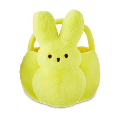 Jumbo Peeps Yellow Bunny Plush Basket