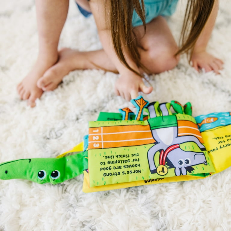 Melissa & Doug Soft Activity Baby Book - Whose Feet