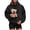 Black, variant on Pet Pouch Hoodie for Women, Fleece Kangaroo Pocket Sweatshirt Cuddle Pouch Dog Carrier Hoodie with Pet Pocket