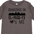 thumbnail image 4 of Inktastic El Paso Texas Someone Loves Me Skyline Boys or Girls Long Sleeve Toddler T-Shirt, 4 of 5