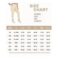 thumbnail image 2 of TIYOMI Plus Size Women's Beige Thickened Leggings 2X Full Length Pants Stretchy High Waist Ankle Leggings Flesh Color Butt Fit Pants Workout Warm Fall Winter Leggings 2XL 16-18, 2 of 4