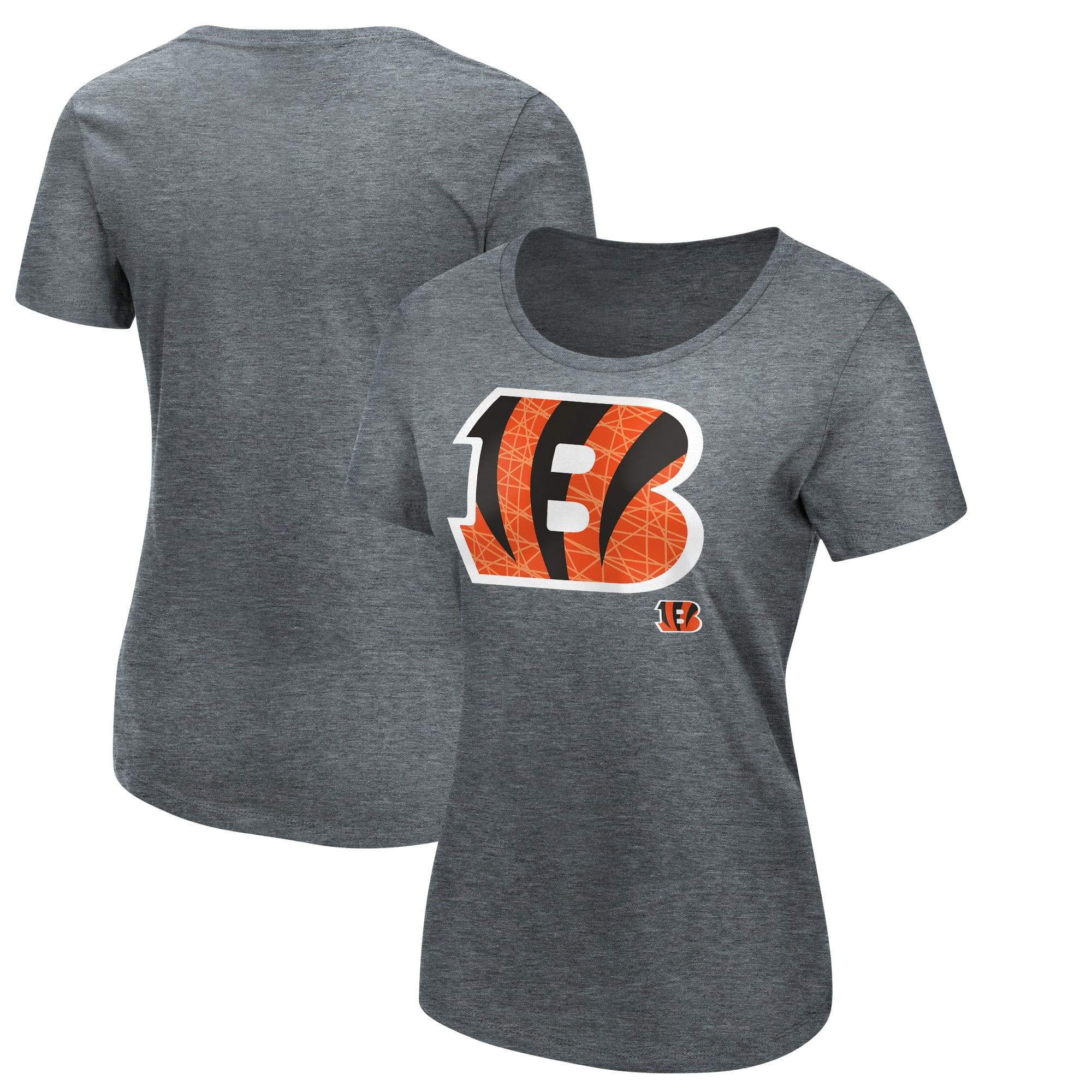 Cincinnati Bengals Majestic Women's Showtime Game Tradition T-Shirt - Heathered Gray - Walmart 