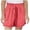 Watermelon Red, variant on Girls Summer Casual Shorts Feel Elastic Waist With For Big Kids And Tweens Comfortable Athletic Play Shorts Youth Girl