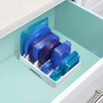 thumbnail image 2 of YouCopia 50100 StoraLid Food Container Lid Organizer, Large, White, 2 of 4