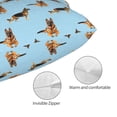 thumbnail image 3 of Lsque German Shepherd Dog Pattern Bedding Waterproof Pillow Protector Zippered Queen – Bed Bug Proof Pillow Encasement-20"x30", 3 of 6