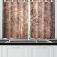 thumbnail image 2 of MKHERT Rose Window Curtain Kitchen Curtains Window Treatments 26x39 inch,Set of 2, 2 of 3