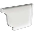 thumbnail image 1 of 27006 Embout de Gouttière Droite en Aluminium Blanc - 5 Po., 1 of 1
