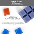 thumbnail image 5 of Vanilla Caramel Spice Scented Wax Melts, Better Homes & Gardens, 2.5 oz (1-Pack), 5 of 11
