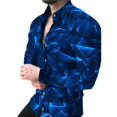thumbnail image 1 of Camisa de moda para hombre nueva camiseta casual de calle para exteriores de material de alta calidad transpirable de talla grande, 1 of 6