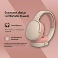 thumbnail image 6 of Bluetooth Headphones with Intelligent Noise Reduction,Wireless Headset HiFi Foldable,Ergonomic Bluetooth-Compatible 5.1, Stereo Over Ear Headphone，Wireless Headphones with Microphone, 6 of 8