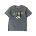 thumbnail image 6 of Women's Gameday Couture Gray Los Angeles Rams Peak Performance Oversized Snow Wash T-Shirt, 6 of 6
