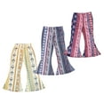 thumbnail image 5 of Daisy Del Sol Little Girls Boho Bell Bottom Stretch Legging Flared Soft Yoga Pants Toddler Childrens Kids 2T-5T, 5 of 7