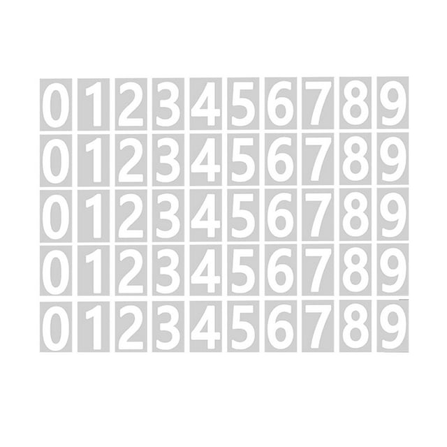 Baocc Reflective Stickers Mailbox Numbers For Outside 5 Sets 0 9 baocc-reflective-stickers-mailbox-numbers-for-outside-5-sets-0-9