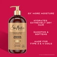thumbnail image 6 of SheaMoisture Intensive Hydration Shampoo For Extra Dry Damaged Hair Manuka Honey & Mafura Oil Sulfate-Free, 24 fl oz, 6 of 10