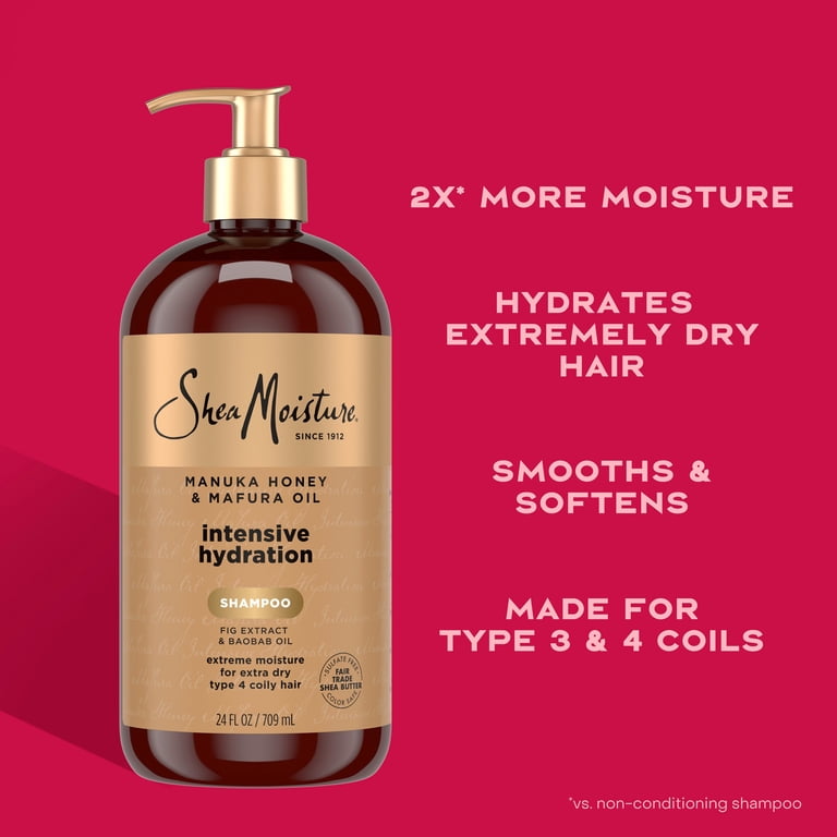 SheaMoisture Intensive Hydration Shampoo Manuka Honey & Mafura Oil