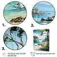 thumbnail image 3 of Designart "Coastal Breeze Thai Tree" Nautical & Beach Floater Framed Canvas Wall Art, 3 of 7