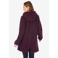 thumbnail image 2 of Roaman's Women's Plus Size Hooded Sherpa Fleece Coat, 2 of 6