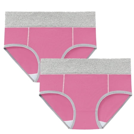 Women s Sexy Butt Lifter Panties Plus Size Comfort Cotton Bikini Panty Breathable Seamless Daily Underpants for Everyday 2pc