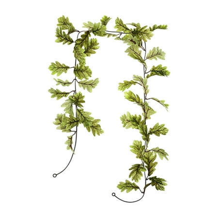 6.5ft Artificial Garland – Real Touch Fall Vines with Leaves for Front Door Wedding Arches and Seasonal Home Decor Indoor/Outdoor Use