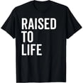 thumbnail image 1 of Playera Cristiana "Resucitado a Vida" Bautismo - Regalo para Nuevos Creyentes - Mujer 100% Algodón, 1 of 7