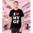 thumbnail image 5 of MOUSYA Valentines Shirt for Men Cute Heart Graphic Tee Birthday Anniversary Present Shirts Couples Matching Tee Tops, 5 of 7