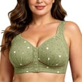 thumbnail image 4 of Bixock Plus Size Bra for Women No Underwire Wireless Bra Mesh Splicing Thin Cups Thin Straps Lift Support Breathable Summer Daily Women Under Wear, 4 of 7