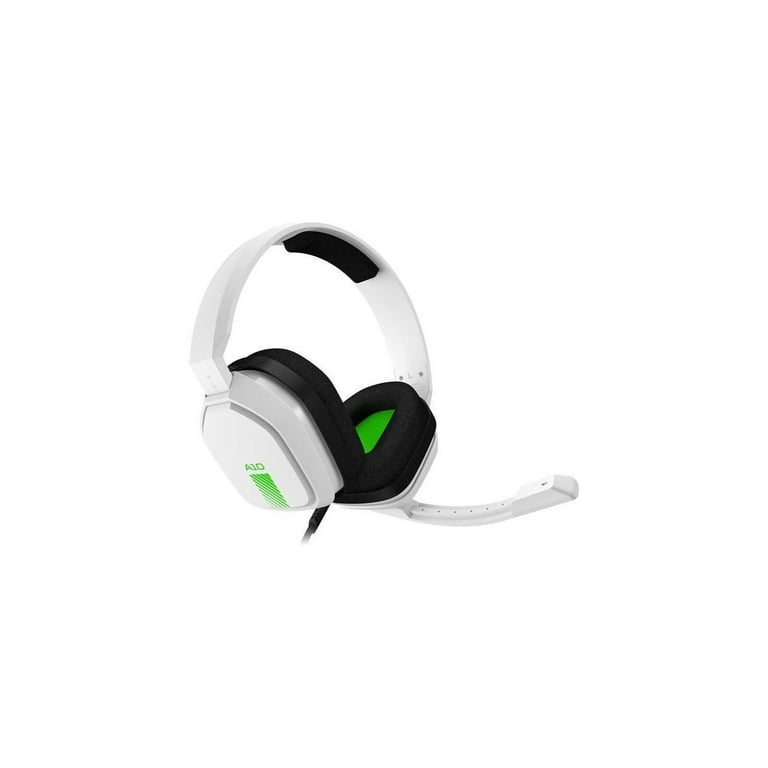 Astro A10 Gaming Headset Wired Stereo Over the head Binaural Uni directional Mic White Compatible with PC XBOX Walmart
